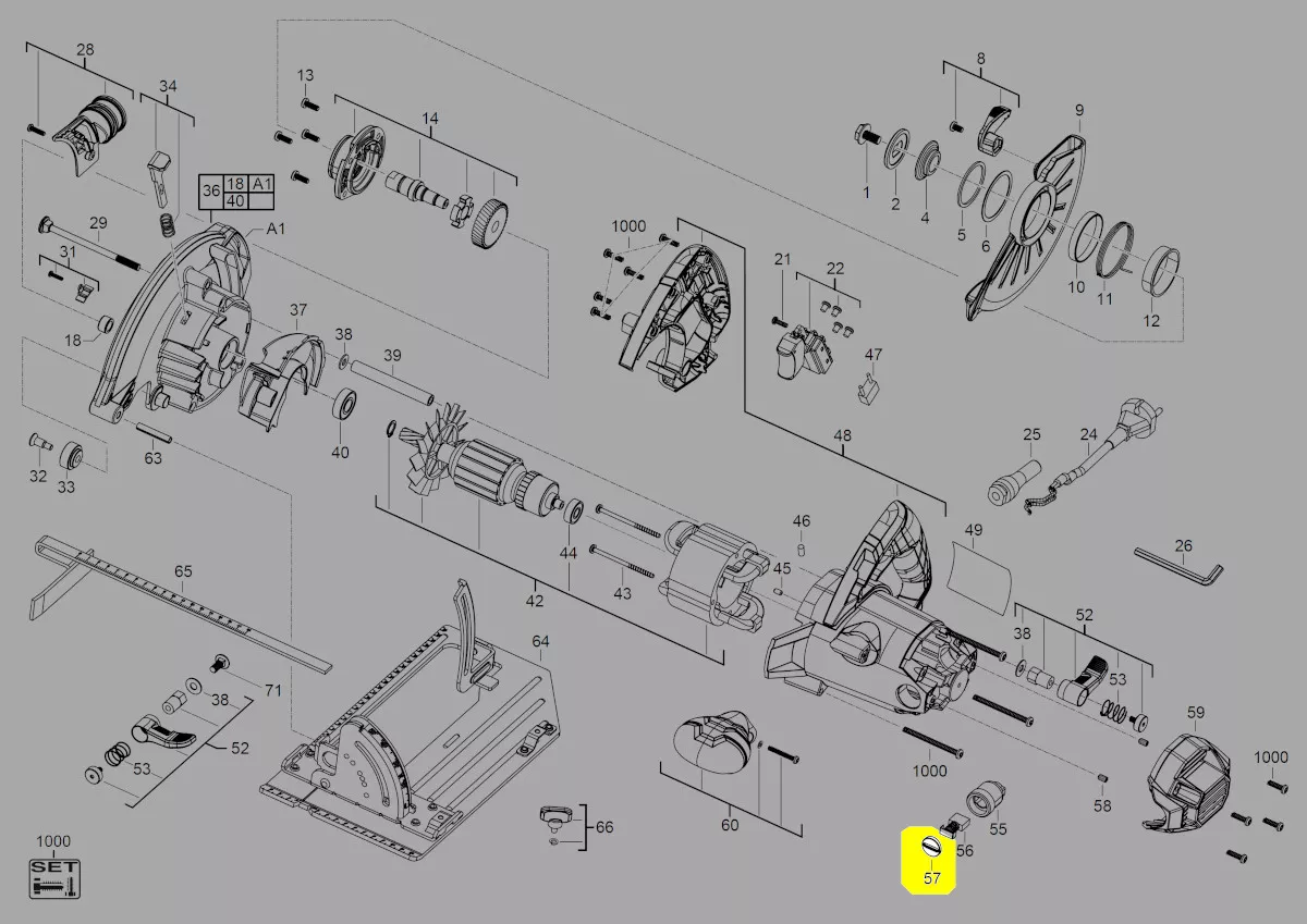capuchon balai charbon réf. 4931436318 AEG